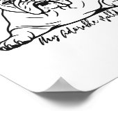Poster Bouvier adorable (Coin)