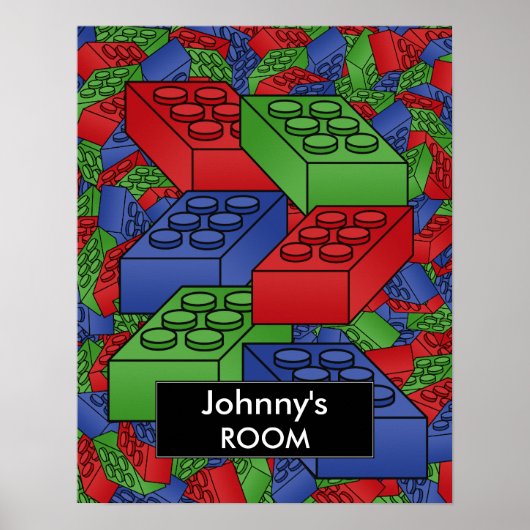 Poster bouwstenen voor een Kind (Voorkant)