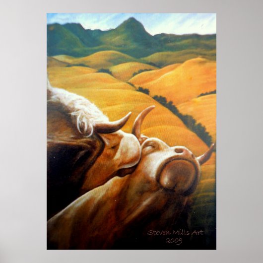 Poster Bovine Bliss (Devant)