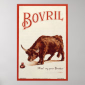 Poster Bovril Bull, 1900 (Devant)
