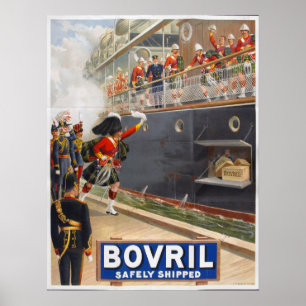 Poster Bovril - sans risque embarqué, 1902