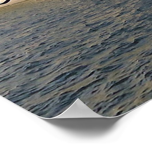 Poster Bow bateau de croisière décoré (Coin)