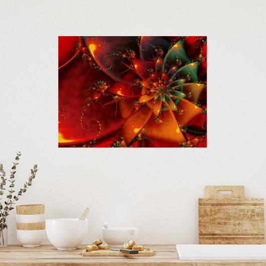 Poster Bow de Noël (Cuisine)