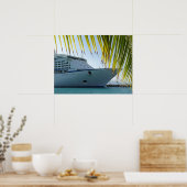 Poster Bow encadré de palme (Cuisine)