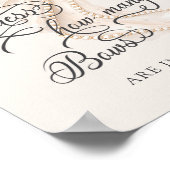 Poster Bow Floral How Many Bows Baby Shower Game (Coin)