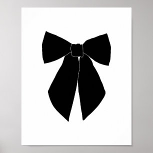 Poster Bow noir