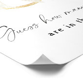 Poster Bow & Ring Bridal shower - How Many Bows (Coin)