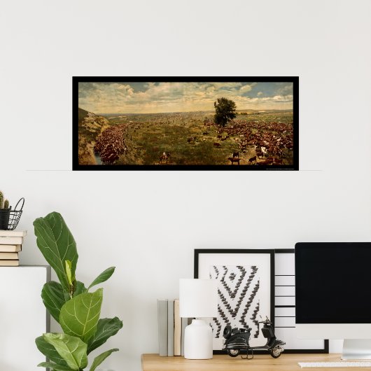 Poster Bow rond-point 1912 (Bureau à domicile)