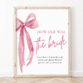 Poster Bow Rose Vieux Quel Était L'Âge De La Fête des mar