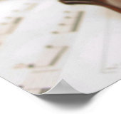 Poster Bow violon & Partition (Coin)