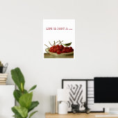 Poster Bowl of Cherries personnalisable (Bureau à domicile)