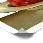 Poster Bowl of Cherries personnalisable (Coin)