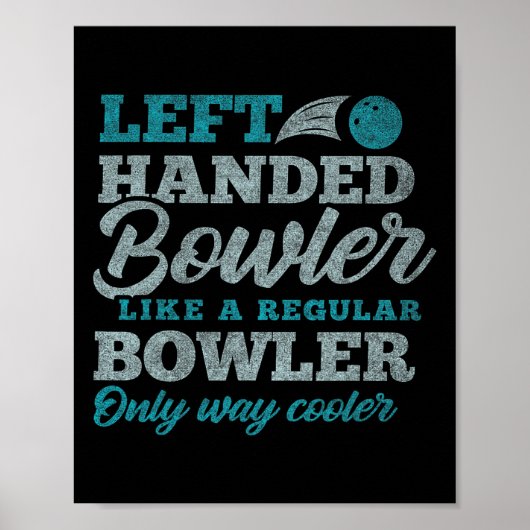 Poster Bowler à gauche (Devant)