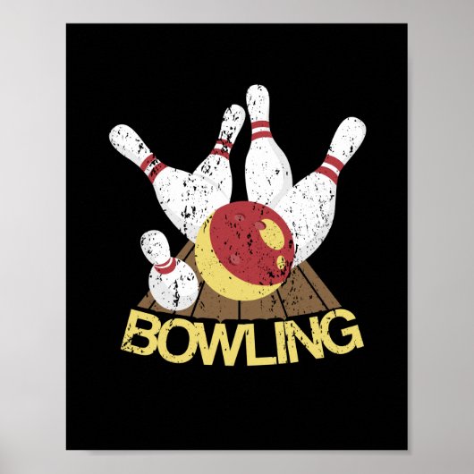 Poster Bowling (Devant)