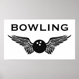 Poster bowling ailé