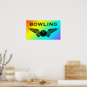 Poster bowling ailé (Cuisine)