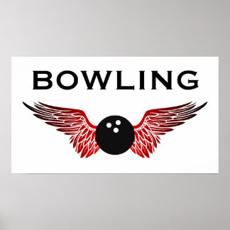 Poster bowling ailé