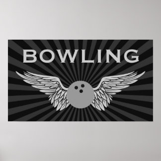 Poster bowling ailé