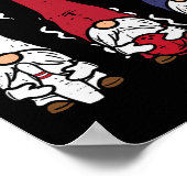 Poster Bowling Avec Gnomies Bowler Gnome Matching Hommes (Coin)