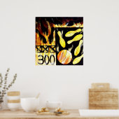 Poster BOWLING BOWL STRIKE CANVAS IMPRIMER par Teo Alfons (Cuisine)