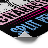 Poster Bowling Built My Character - The Split Personality (Coin)