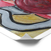 Poster Bowling Chat Folk Art amusant Sport Peinture (Coin)