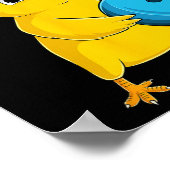 Poster Bowling Chick Drôle Femmes Filles Bowling Mignonne (Coin)