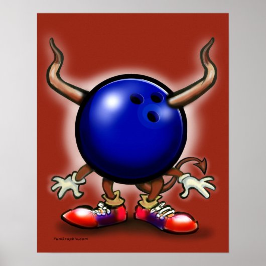 Poster Bowling Demon (Devant)