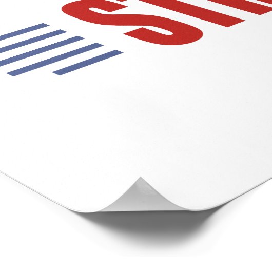 Poster Bowling drôle (Coin)