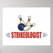 Poster Bowling drôle (Devant)