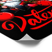 Poster Bowling Est Mon Coeur Gnome De Saint Valentin (Coin)