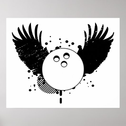 Poster bowling hi-fi (Devant)