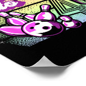 Poster Bowling Party Rolling En 41 Bowling Anniversaire (Coin)