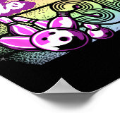 Poster Bowling Party Rolling In 36 Bowling Anniversaire (Coin)