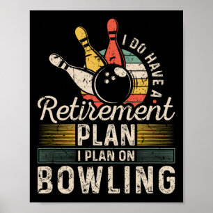 Poster Bowling Plan de retraite