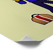 Poster Bowling pour femmes sombres (Coin)