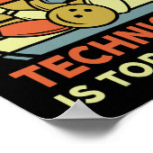 Poster Bowling-shirt My Bowling Technique Est Top Secret (Coin)