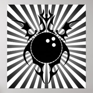 Poster bowling : tribalz