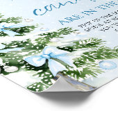 Poster Bows Christmas Guess How Many Candies Baby Shower  (Coin)