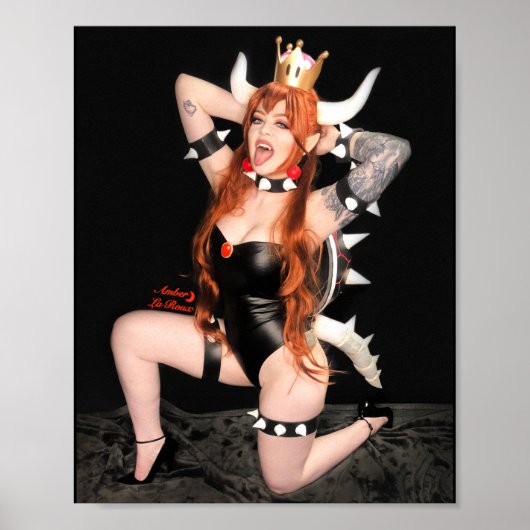 Poster Bowsette Cosplay (Devant)