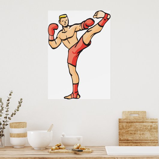 Poster Boxe (Cuisine)