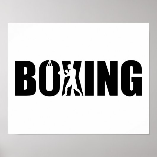 Poster Boxe (Devant)
