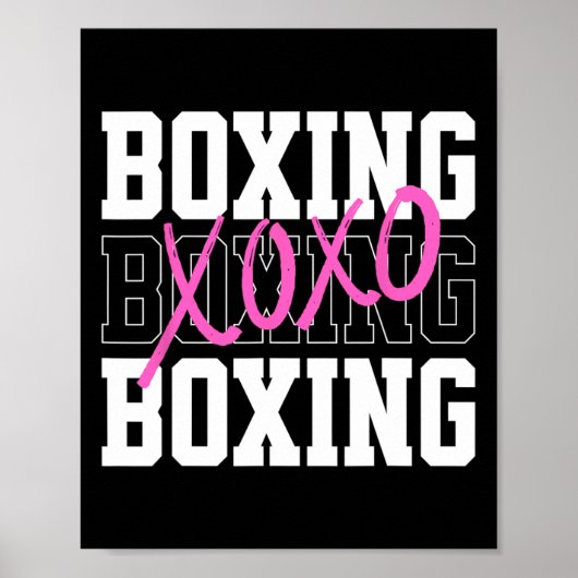 Poster Boxe (Devant)