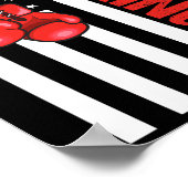 Poster Boxe à drapeau américain Boxe patriotique 1 (Coin)