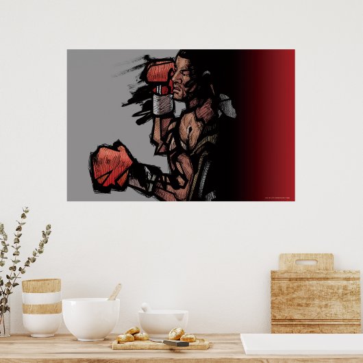 Poster Boxe allongée (Cuisine)