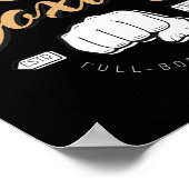 Poster Boxe de combat Kickboxing (Coin)
