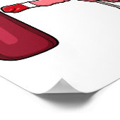 Poster Boxe de Flamant rose auto-défense (Coin)