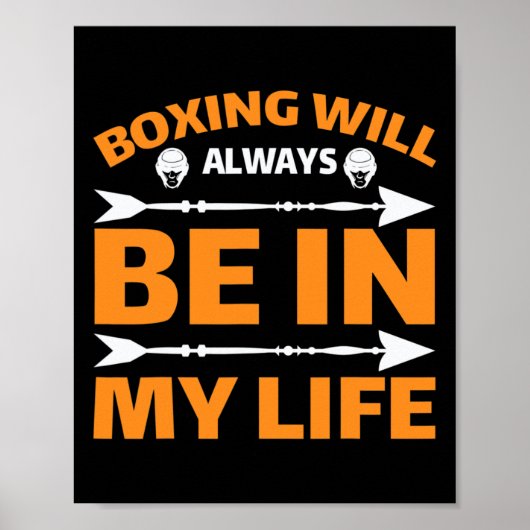 Poster Boxe de kickboxing Muay Thai (Devant)