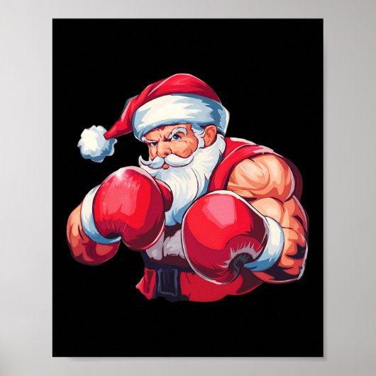 Poster Boxe de Noël Boxer de Noël Boxer Xm (Devant)