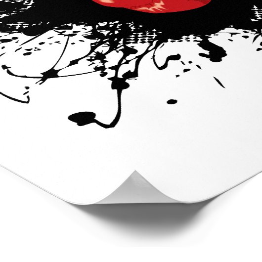 Poster Boxe de style urbain (Coin)